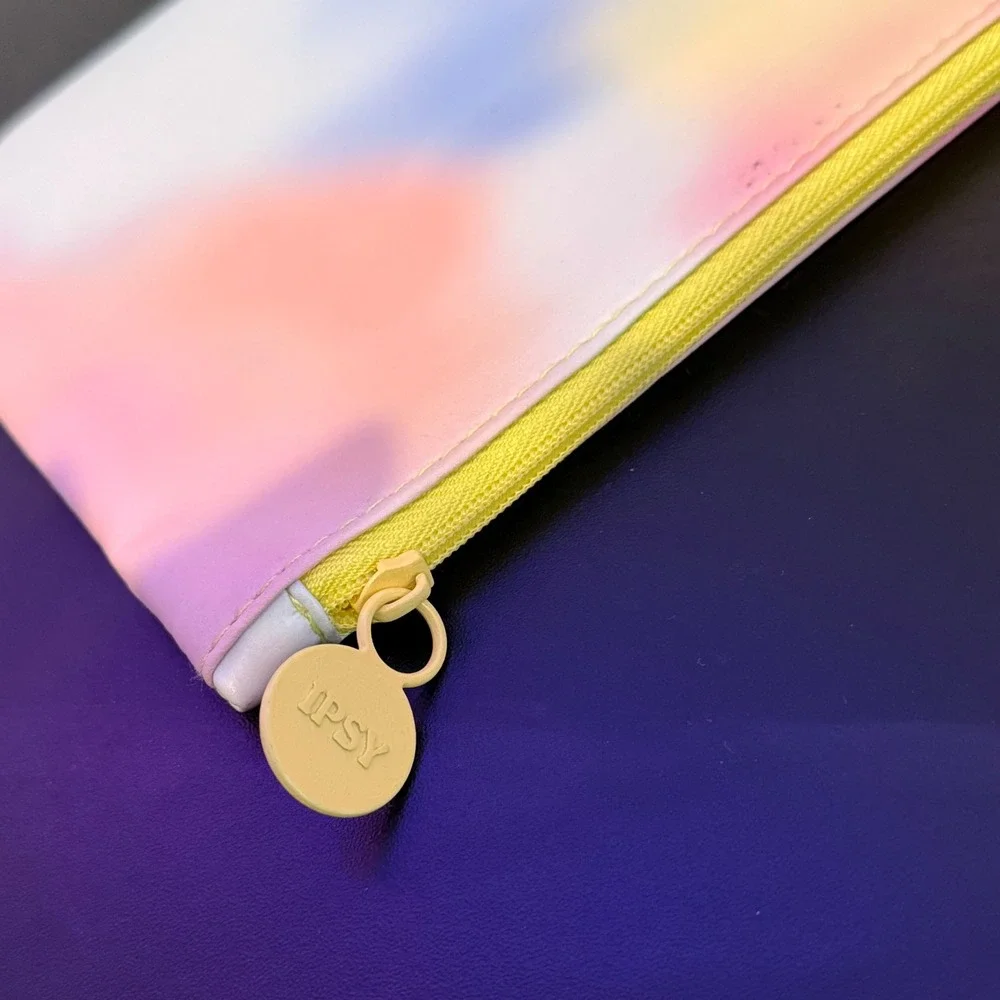 Lilly Pulitzer for Estee Lauder Makeup Bag Pink Lemon & Ipsy Tie‎ Dye Pouch Set
